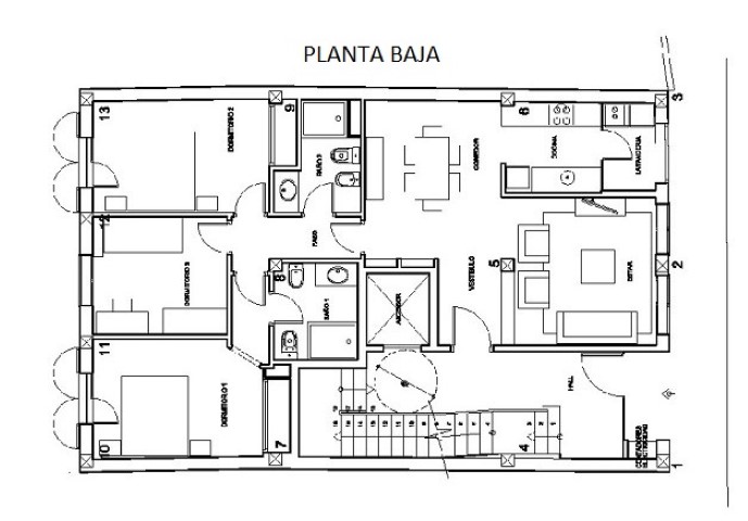 Newly built three bedroom apartments for sale in Sóller.